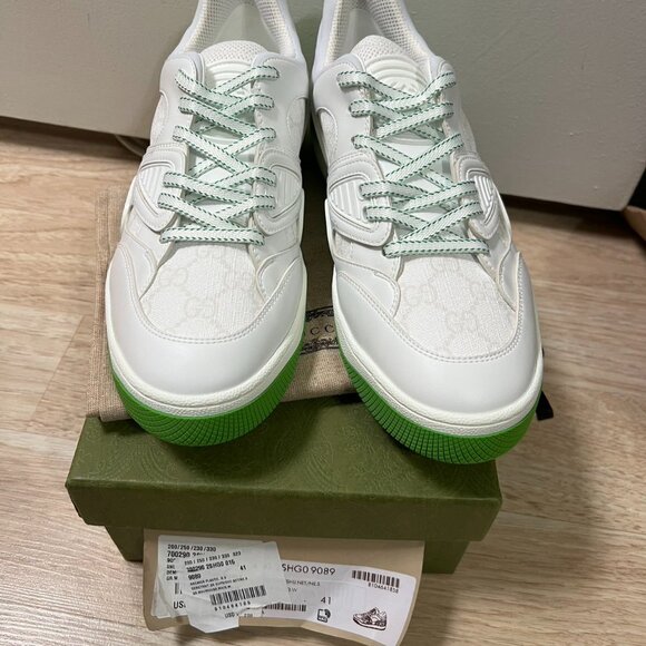 Gucci Demetra GG Low White (Women's)